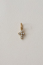 Crystal Cross Charm