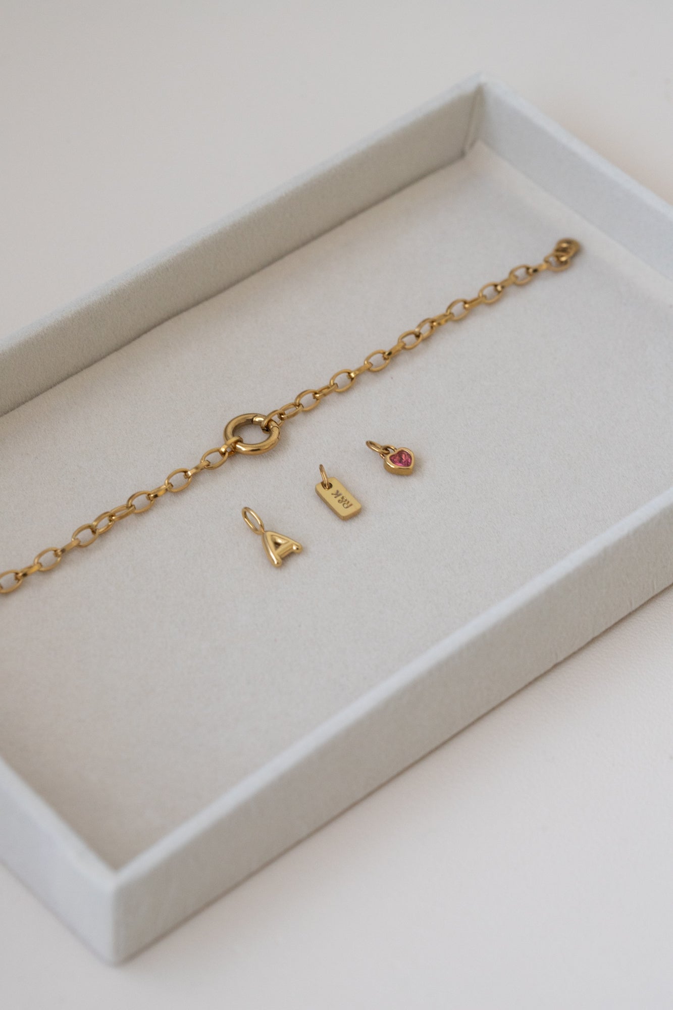 Heart Birthstone Charm