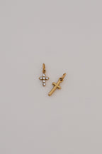 Crystal Cross Charm