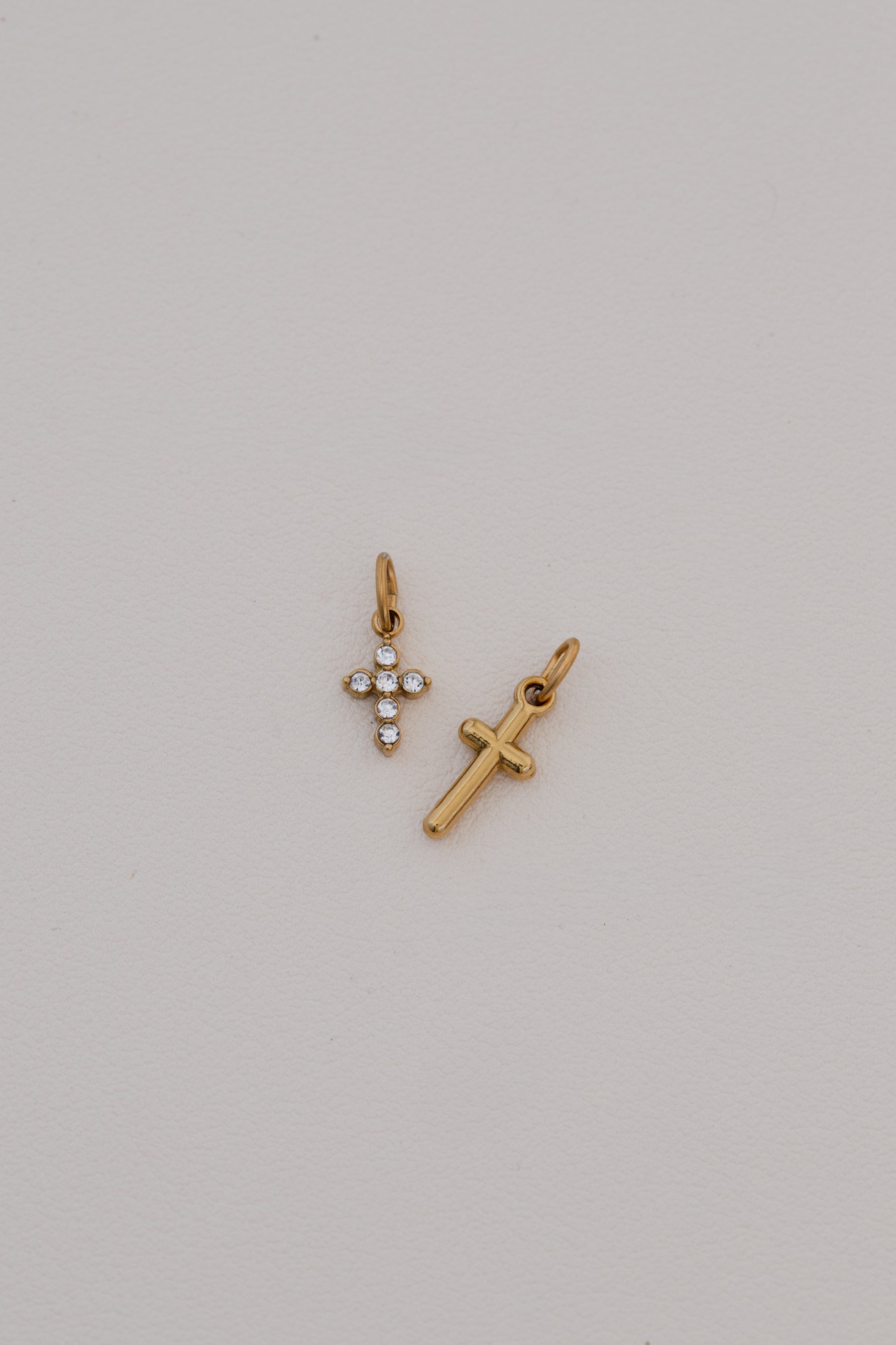 Crystal Cross Charm