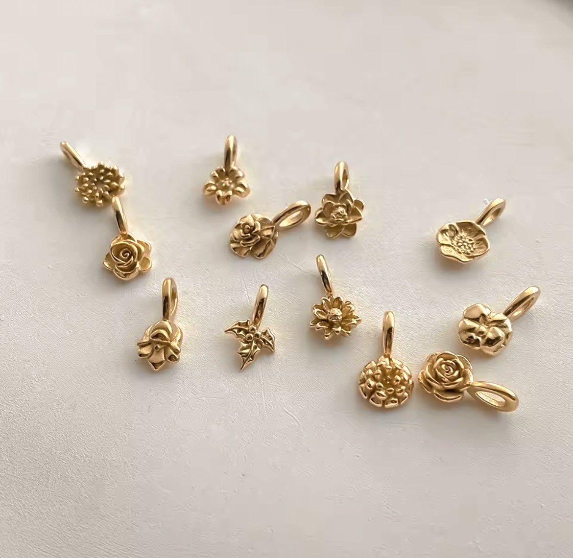 Birth Flower Charm