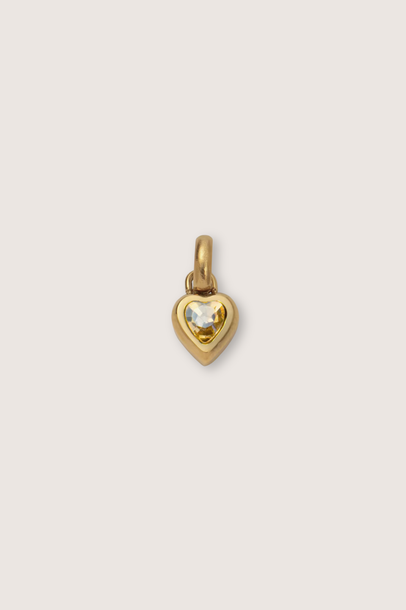 Heart Birthstone Charm
