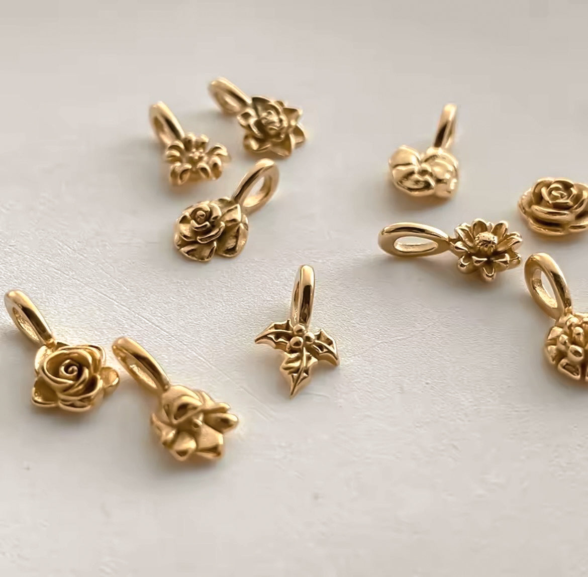 Birth Flower Charm