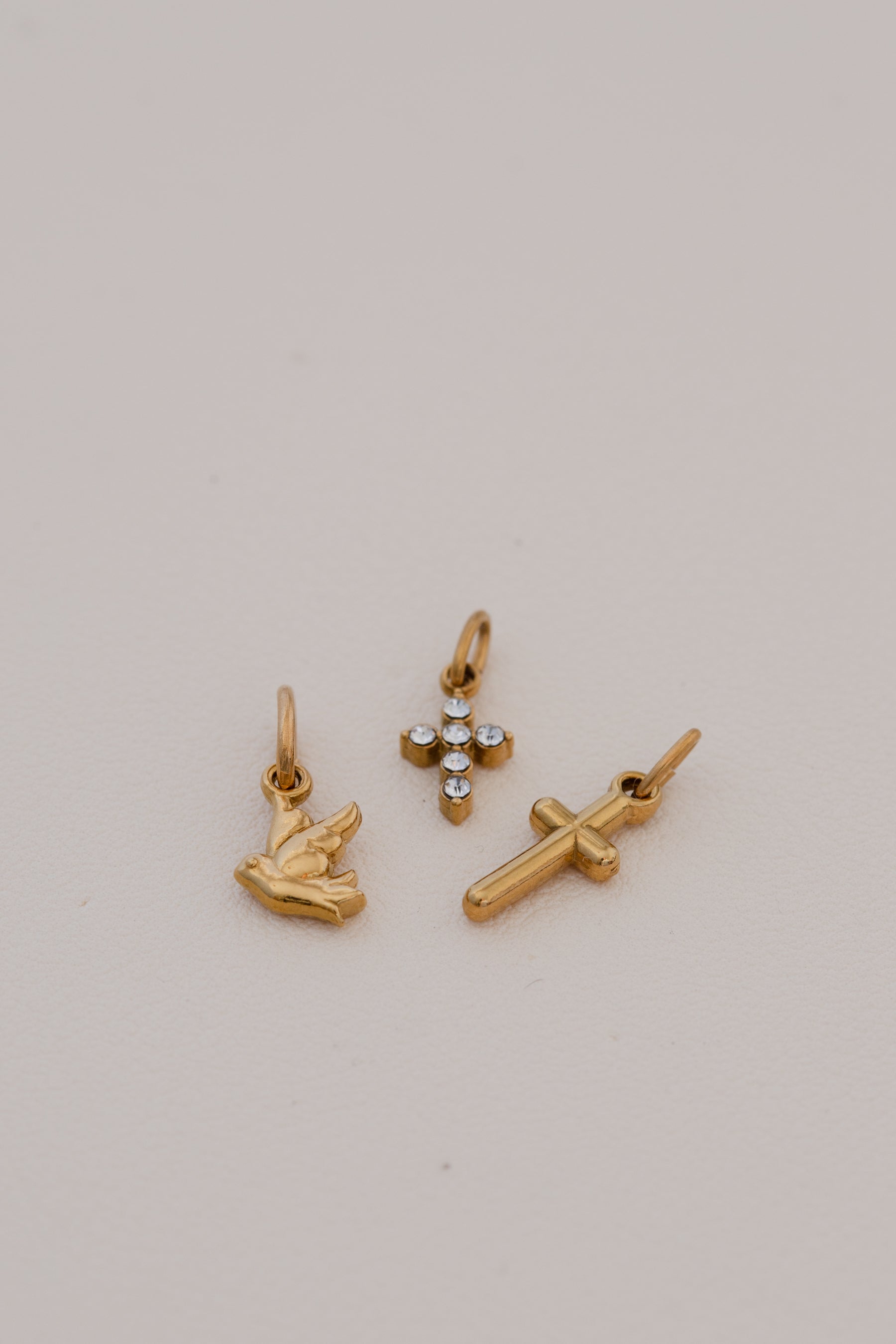 Crystal Cross Charm