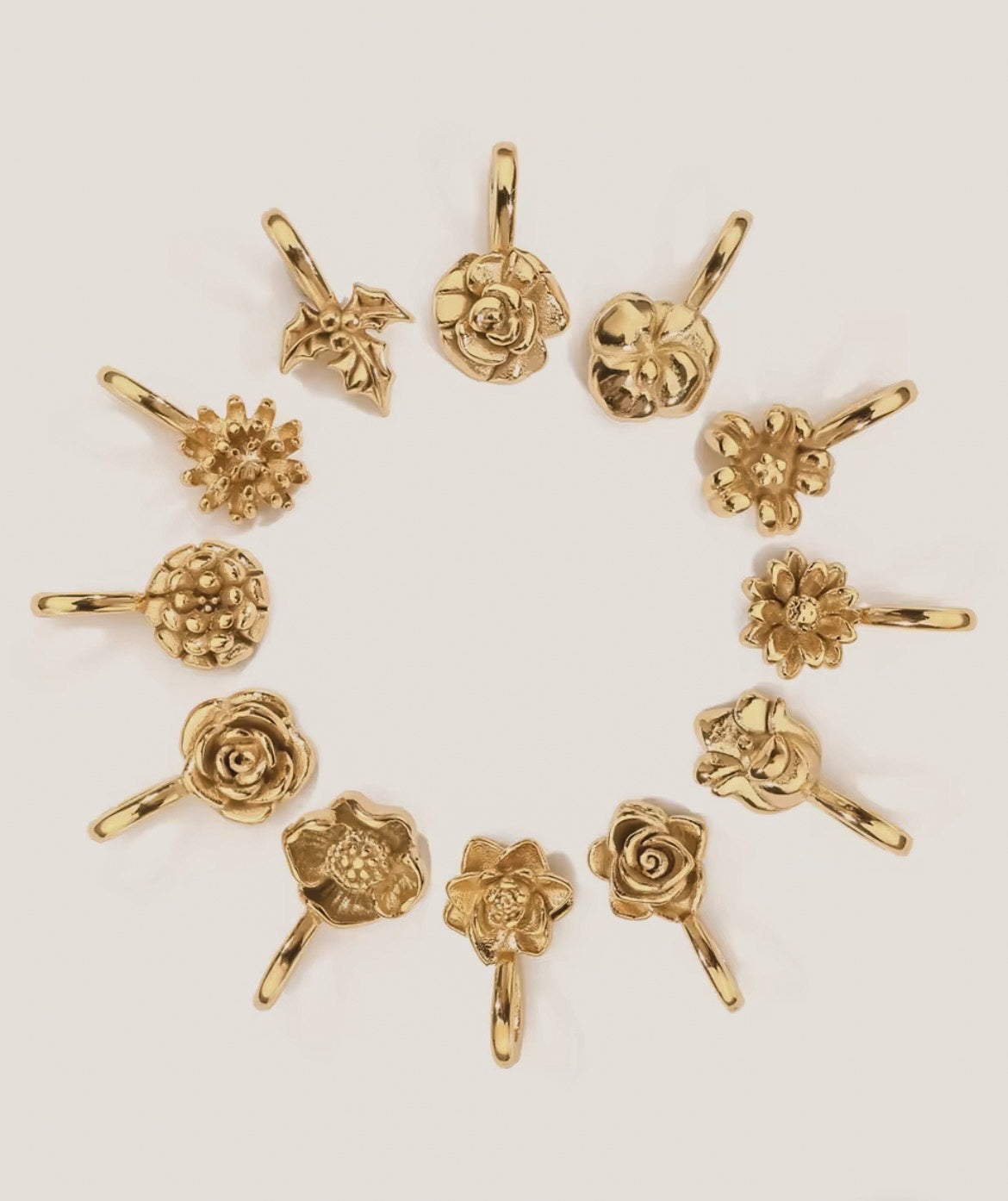 Birth Flower Charm