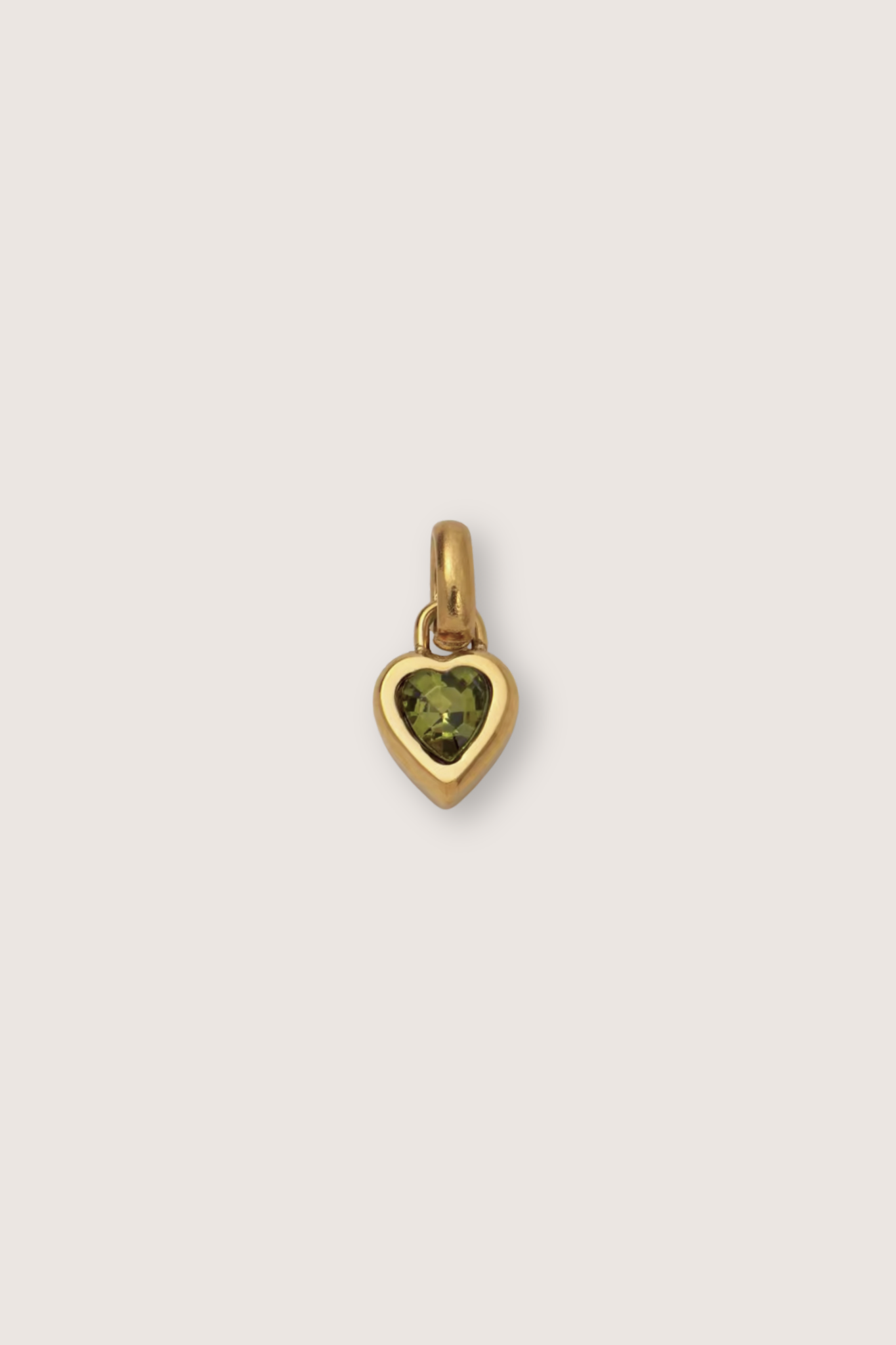 Heart Birthstone Charm