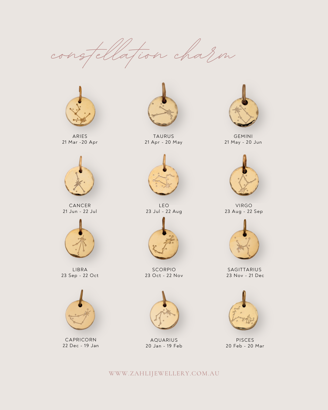 Constellation Charm