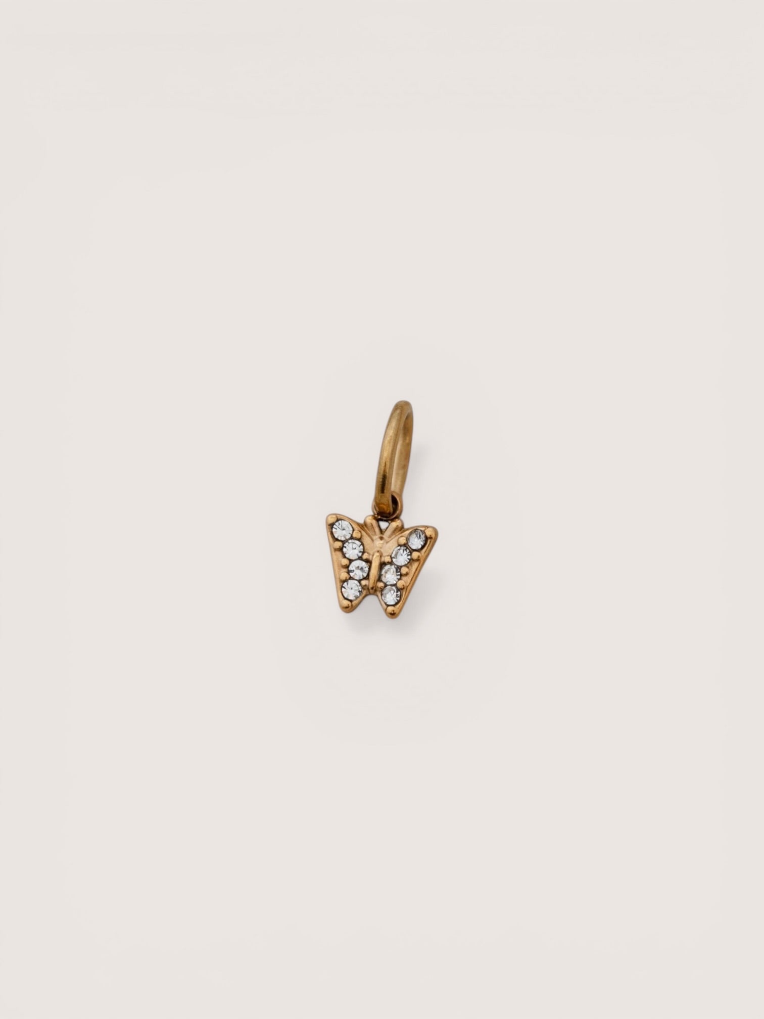 Crystal Butterfly Charm