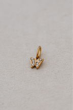 Crystal Butterfly Charm