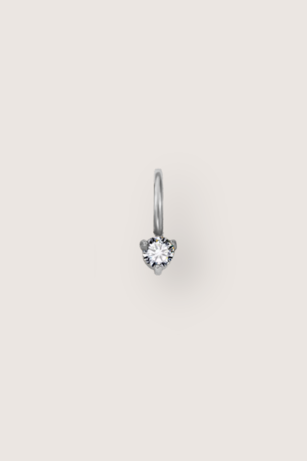 Tiny Round Birthstone Charm