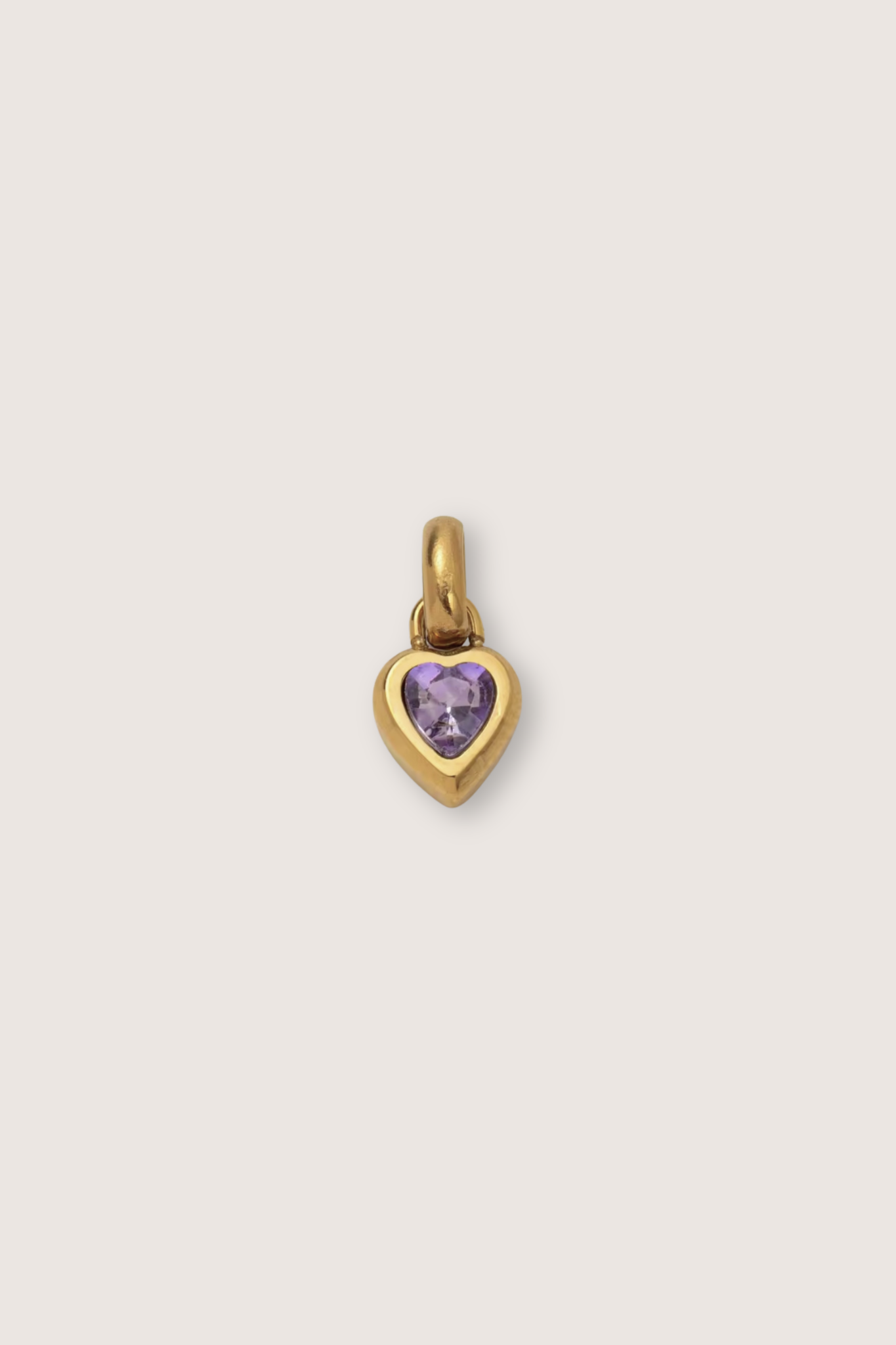 Heart Birthstone Charm