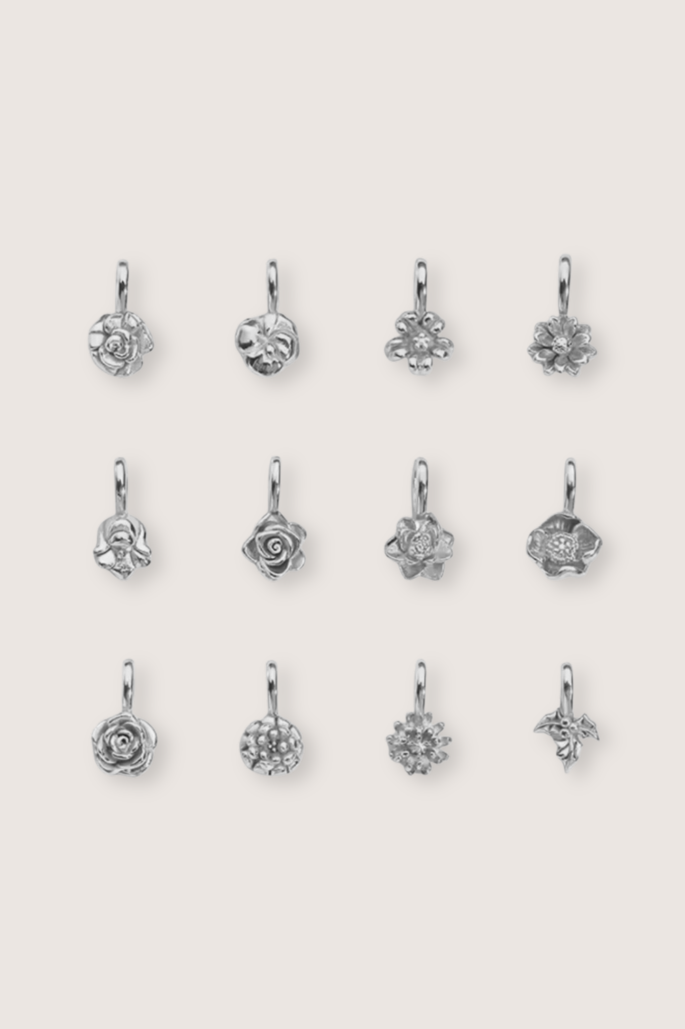 Birth Flower Charm