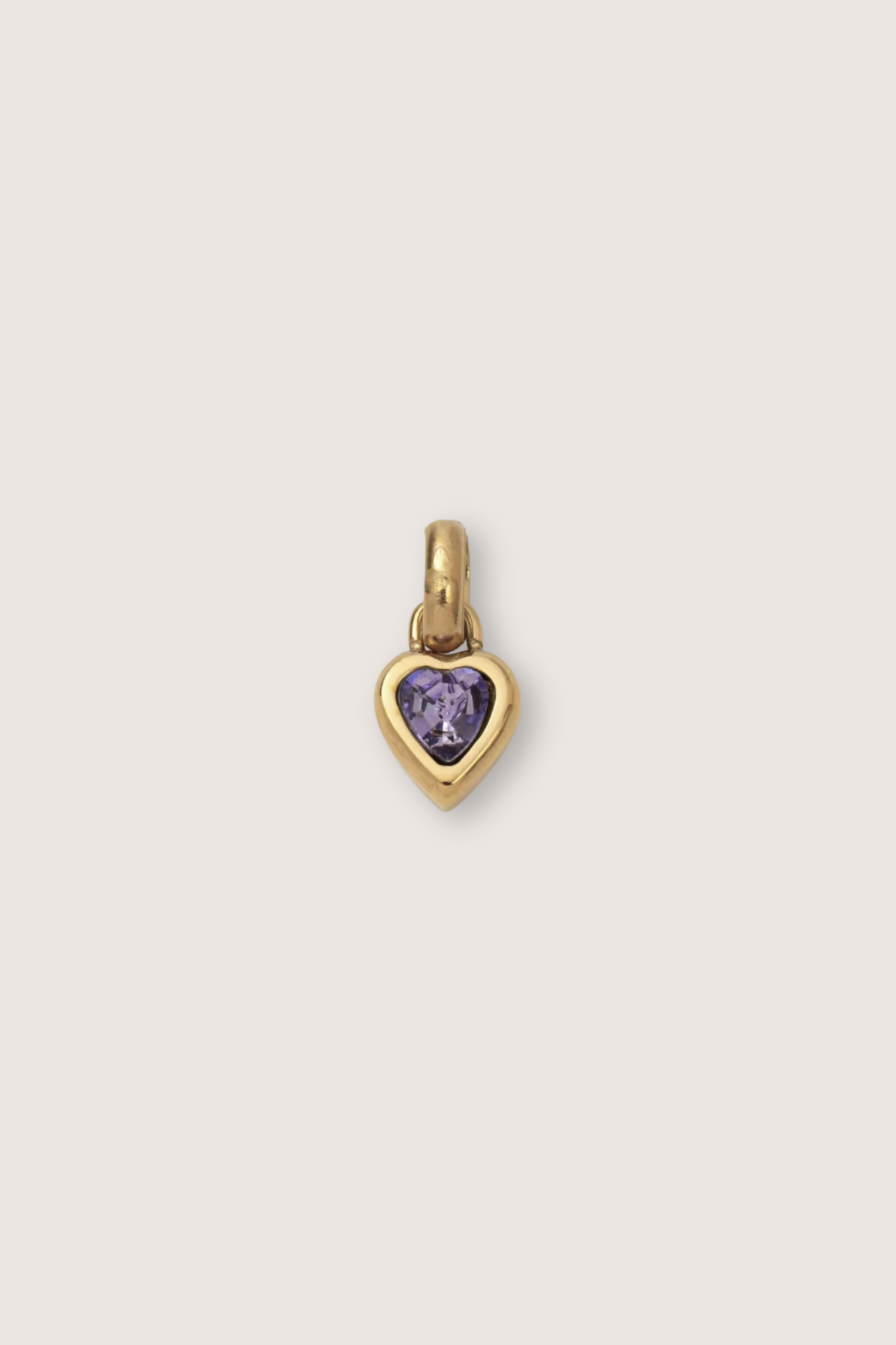 Heart Birthstone Charm