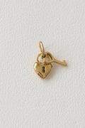Heart Lock & Key Charm
