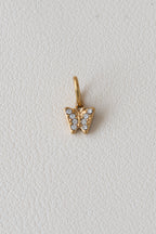 Crystal Butterfly Charm