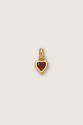 Heart Birthstone Charm