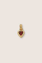 Heart Birthstone Charm