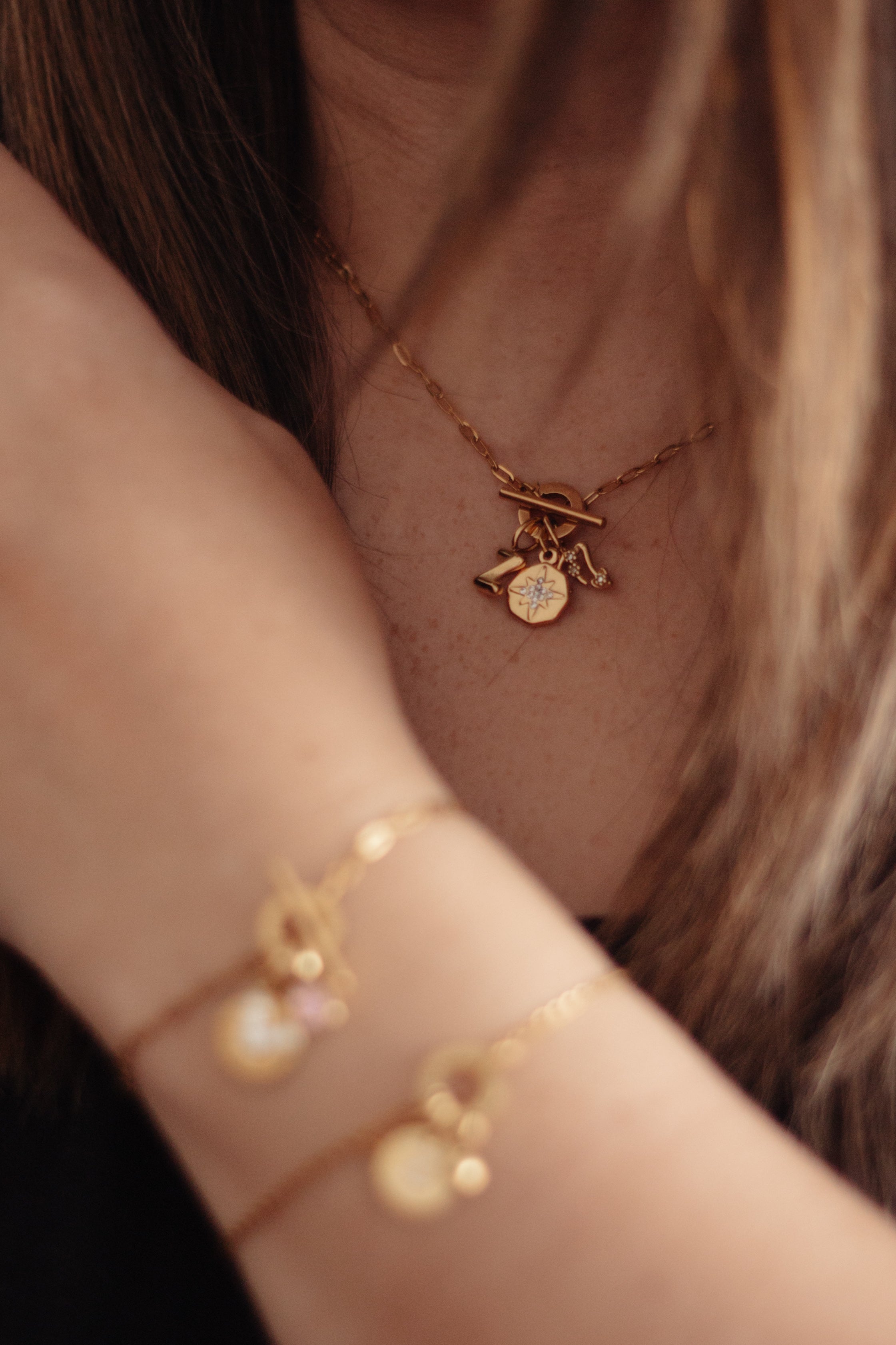 Charm Keeper Toggle Necklace