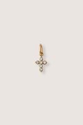 Crystal Cross Charm