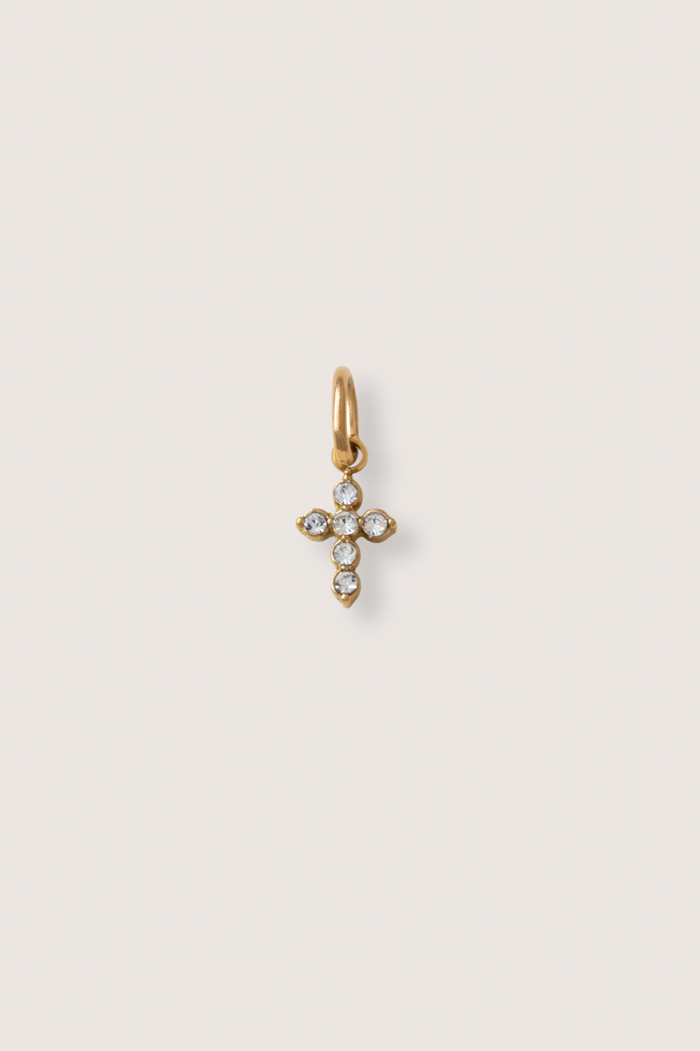 Crystal Cross Charm